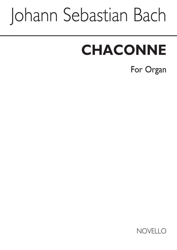 Chaconne For Organ (Ed. John Cook)