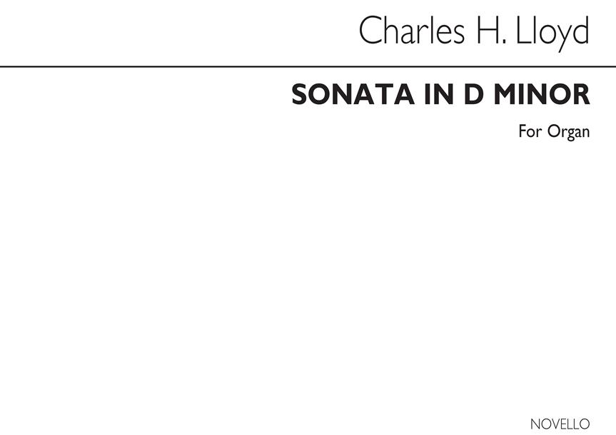 Sonata In D Minor For Organ