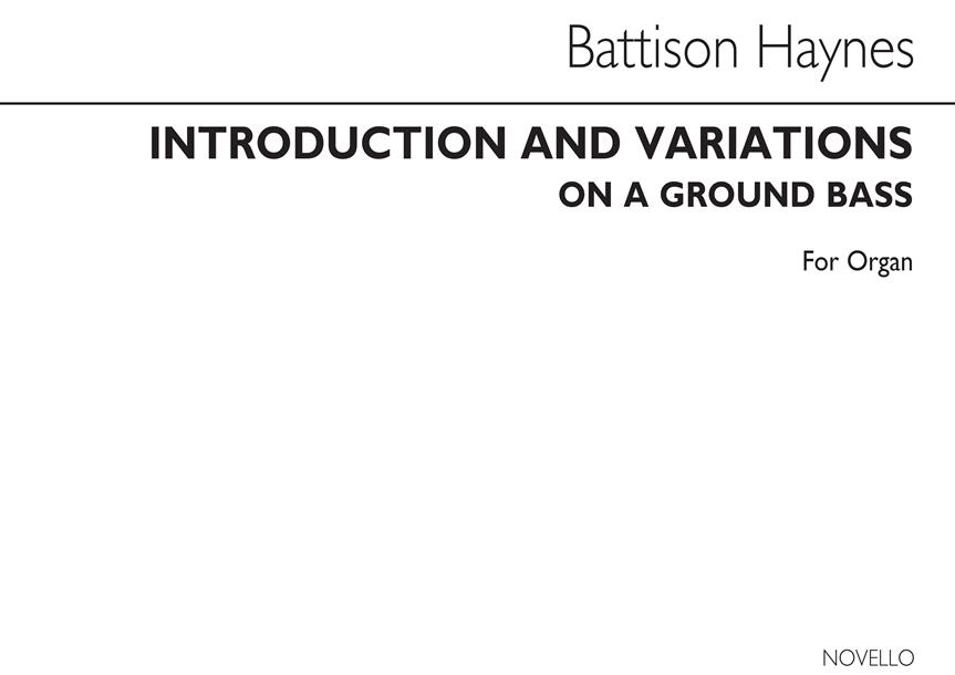 Introduction And Variations On A Ground Bass