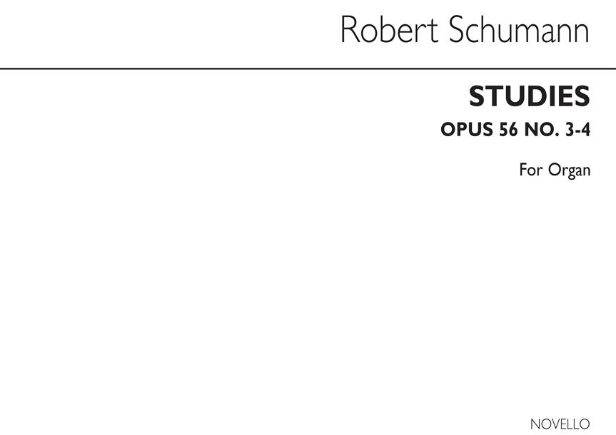 Schumann:  Six Studies Op56 Nos.3-4 Organ (Arranged John E West)