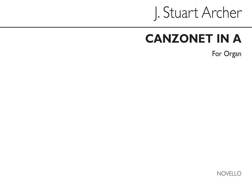 Canzonet In A Organ