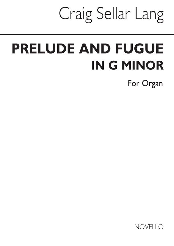Prelude & Fugue In G Minor For Organ
