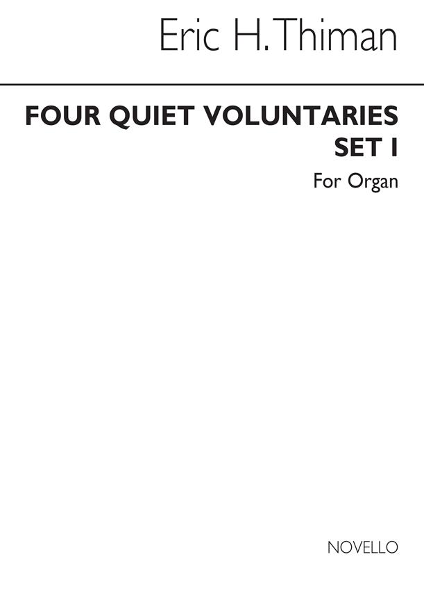 4 Quiet Voluntaries For Organ - Set 1