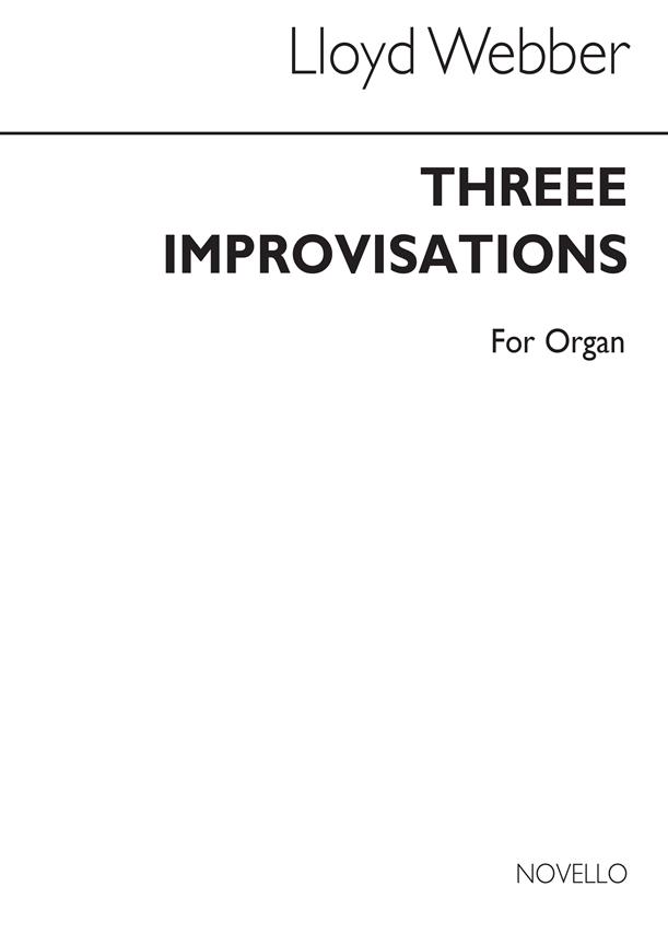 Three Improvisations Organ