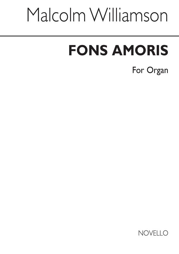 Fons Amoris For Organ