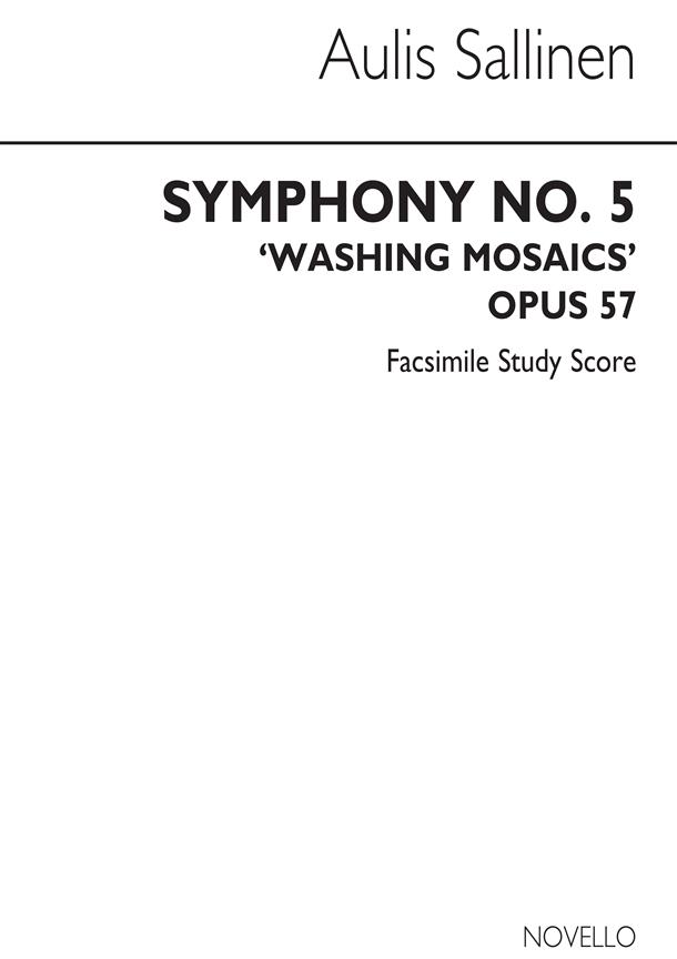 Aulis Sallinen: Symphony No.5 Washington Mosaics (Studiepartituur)
