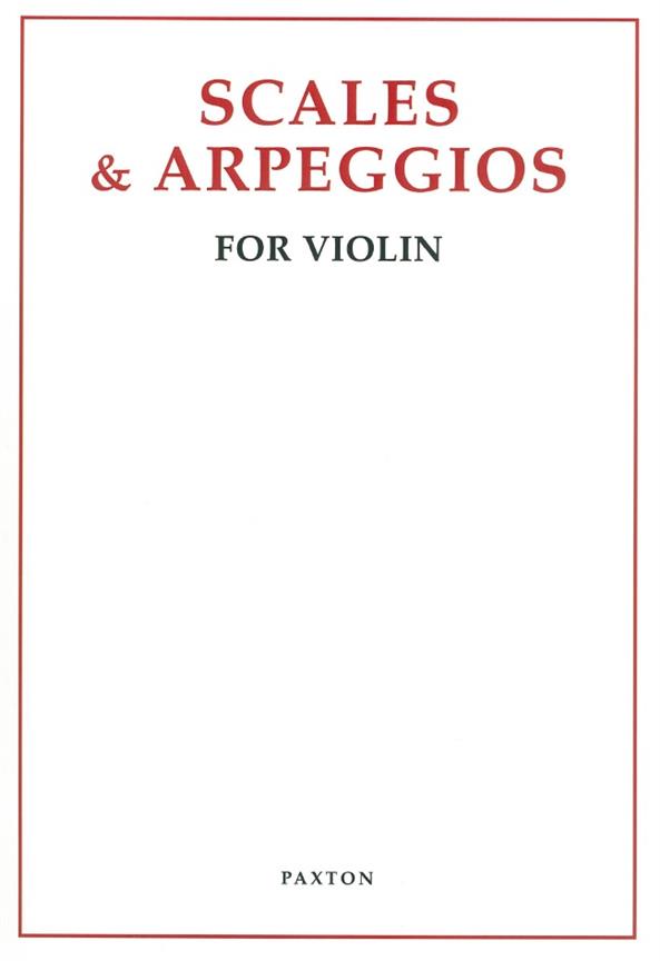 Scales And Arpeggios for Violin