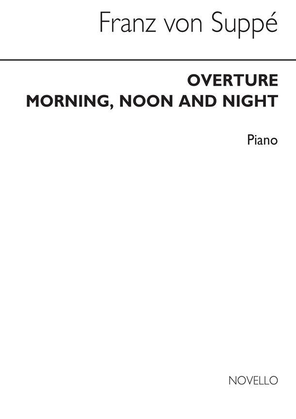 Suppe Morning Noon & Night Solo Piano
