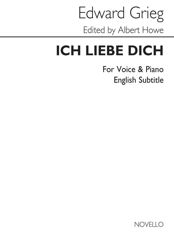 E Ich Liede Dich Soprano Or Tenor And Piano