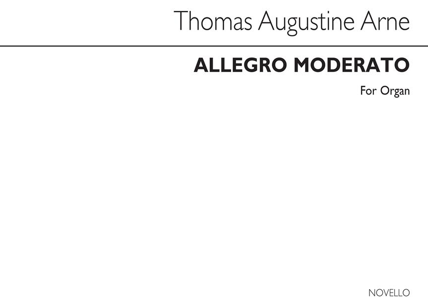 Allegro Moderato For Organ