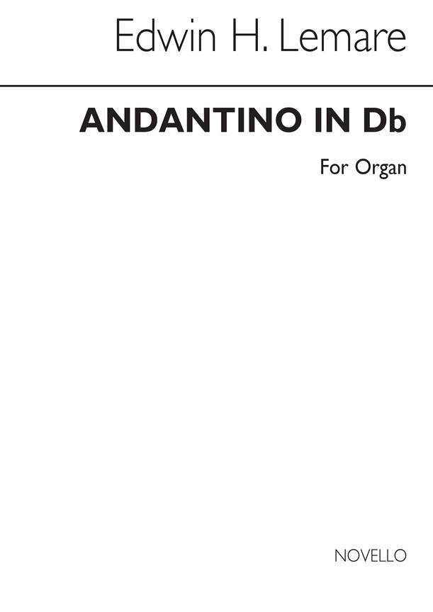 Andantino In Db For Organ