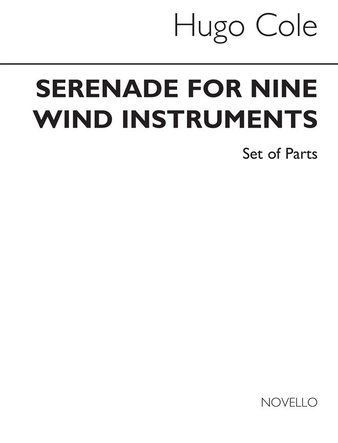 Cole Serenade For Nine Wind Instruments Parts