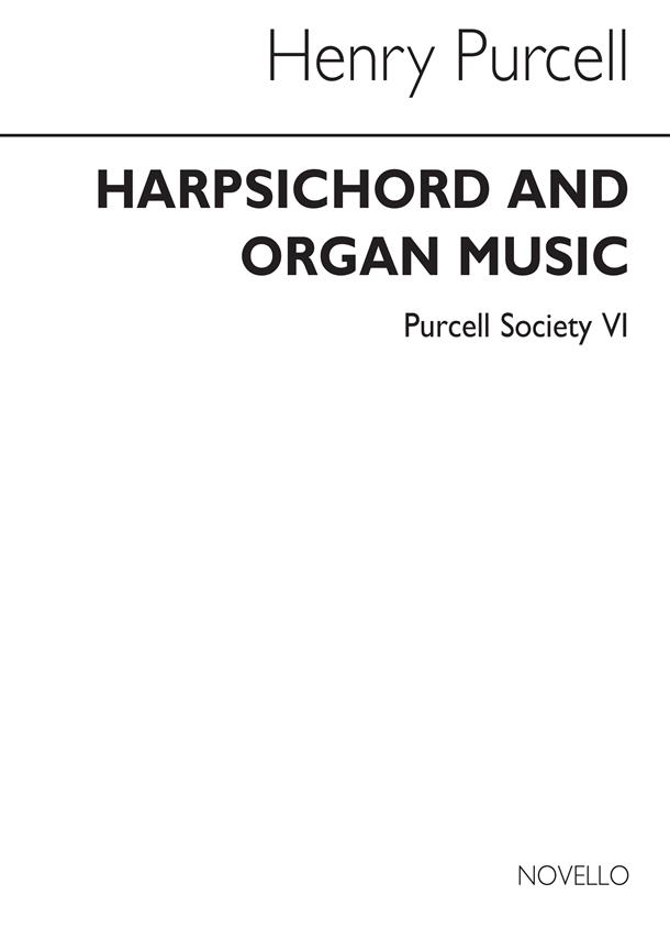 Purcell Society Volume 6 -(Harpsichord And Org. Music (Original Engraving))