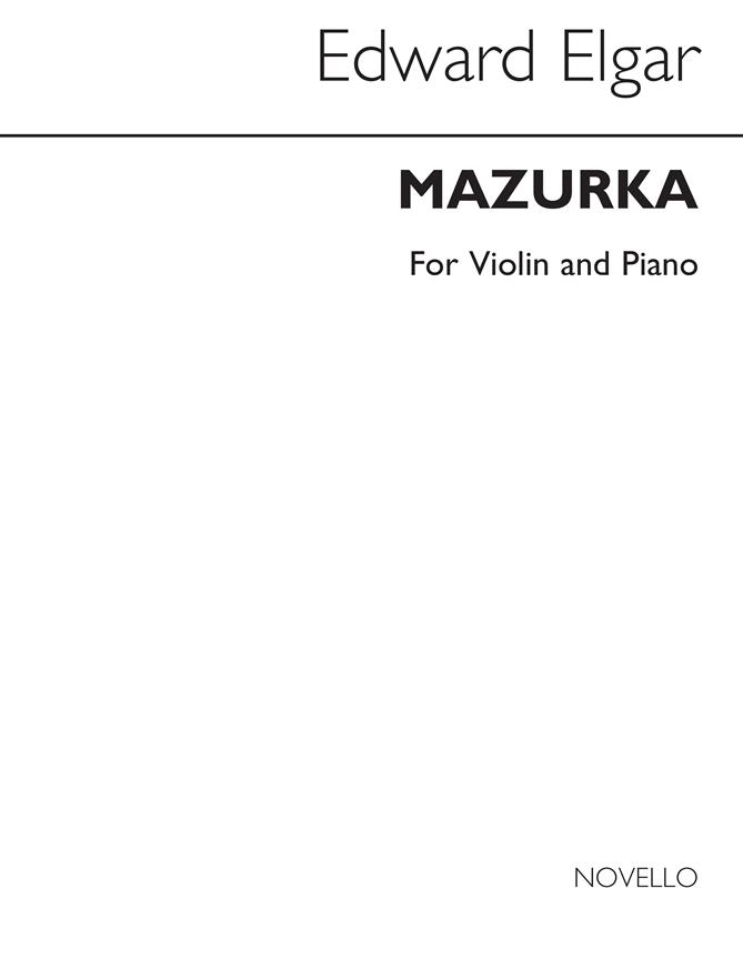 Elgar Mazurka Violin/Piano