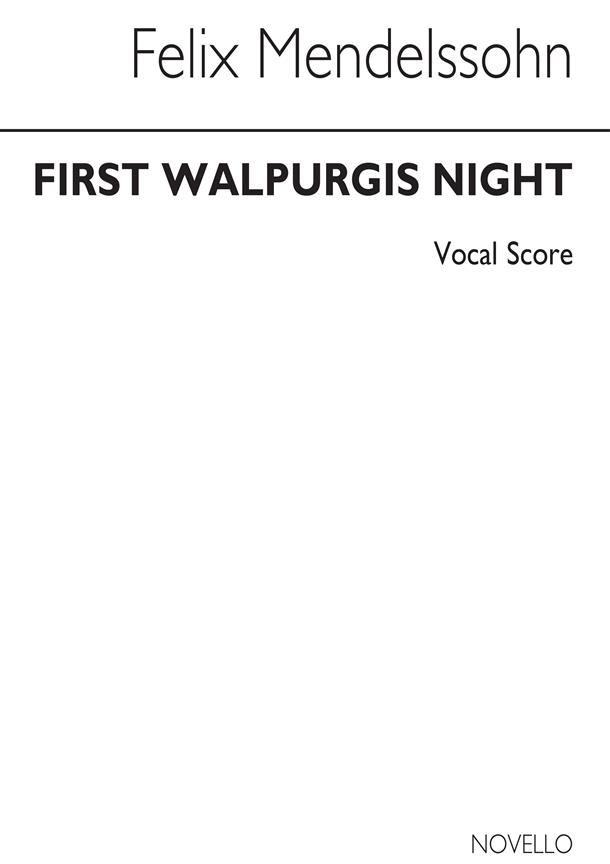 Walpurgis Night For Soprano Alto Tenor And Bass