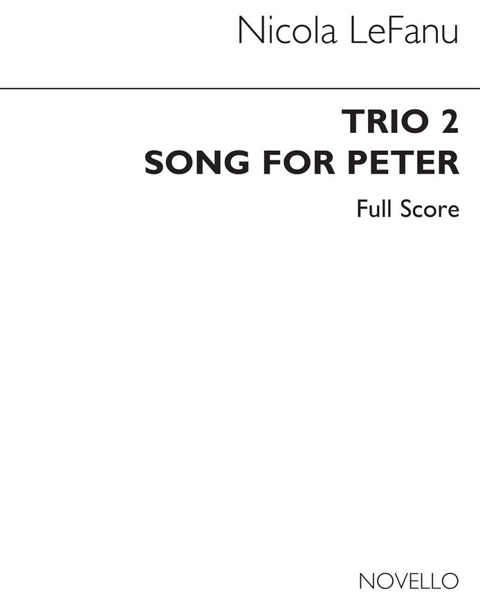 Trio 2 Song For Peter (Full Score)