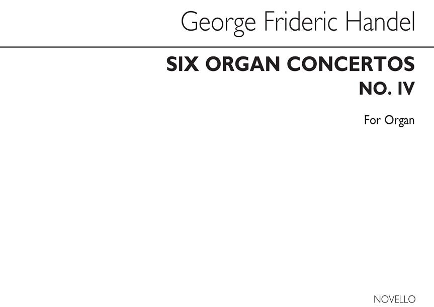 Handel Six Organ Concertos No.4 Organ