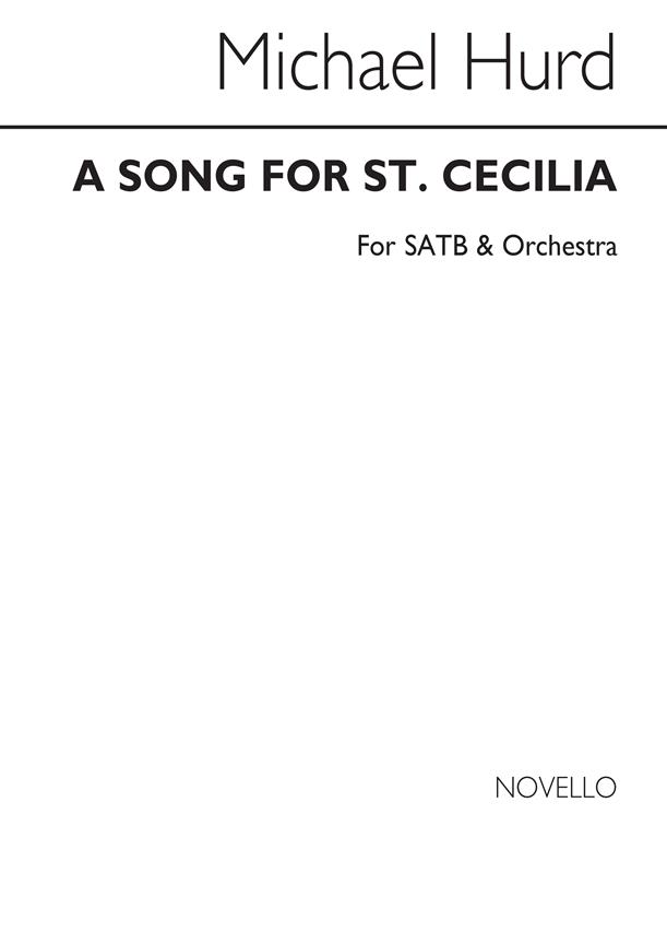 A Song For St Cecilia Satb And Piano