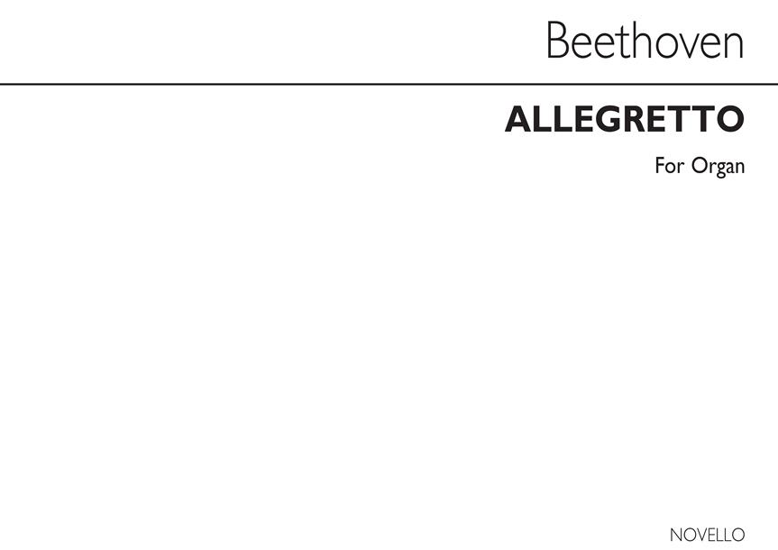 Beethoven Allegretto Organ