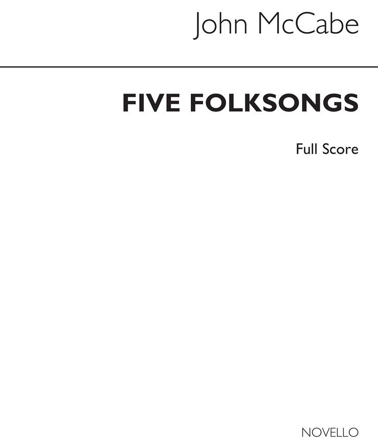 Five Folksongs (Score Only)