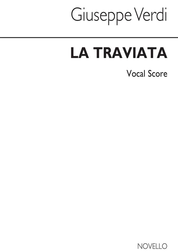 G La Traviata Vocal Score/Piano (English/Italian)