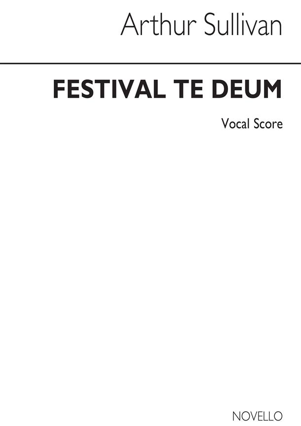 A Festival Te Deum Satb And Piano