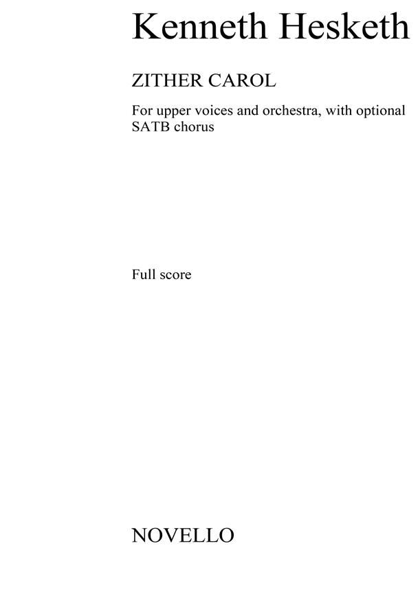 Zither Carol - Full Score