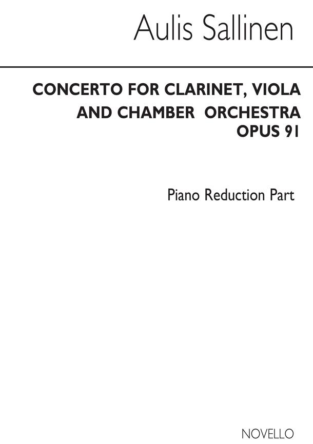 Concerto For Clarinet Viola And Chamber Orchestra