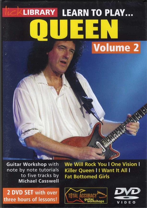 Learn To Play Queen Vol. 2 (2 DVD)