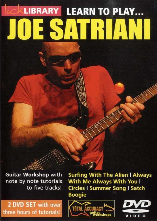 Learn To Play Joe Satriani (2 DVD)