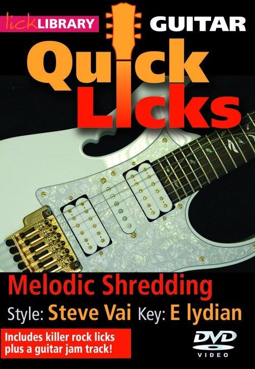 Quick Licks For Guitar-Steve Vai Melodic Shredding