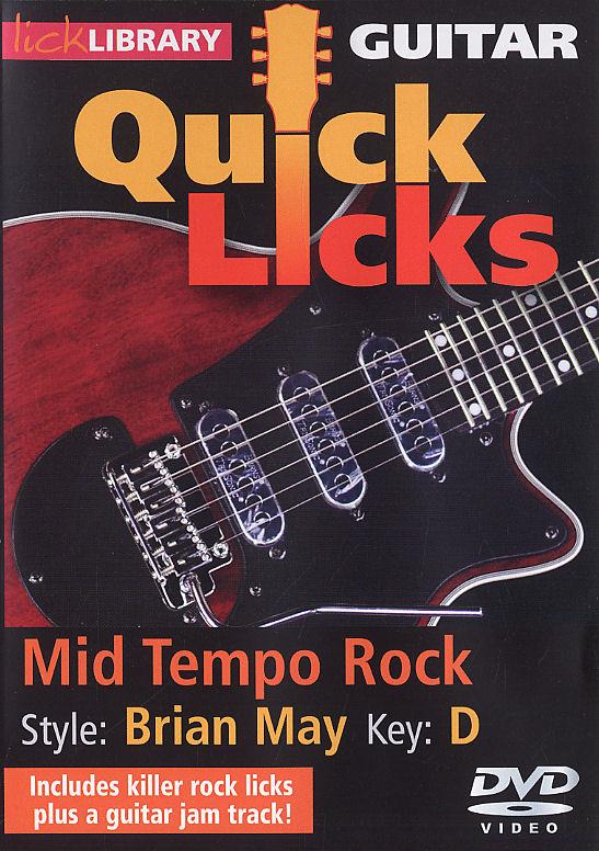 Quick Licks For Guitar Brian May Mid Tempo Rock