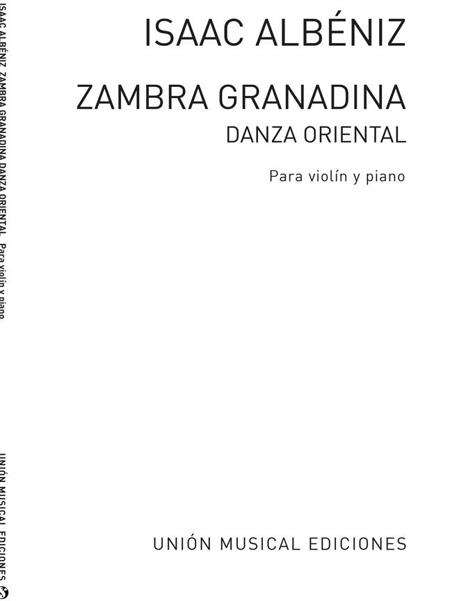 Zambra Granadina For Violin And Piano