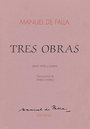 Tres Obras Para Viola Y Piano