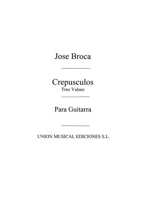 Crepusculos, tres Valses