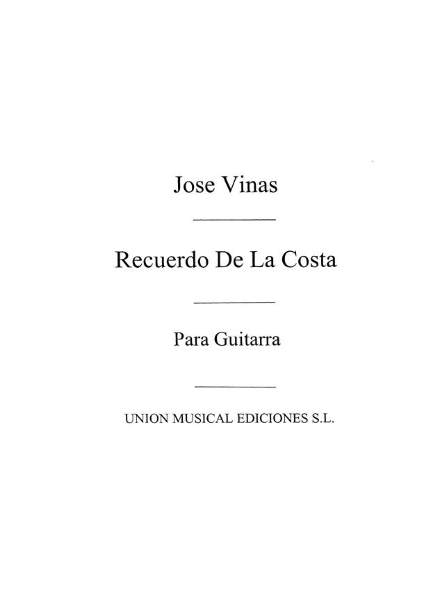 Recuerdo De La Costa Pequena Romanza