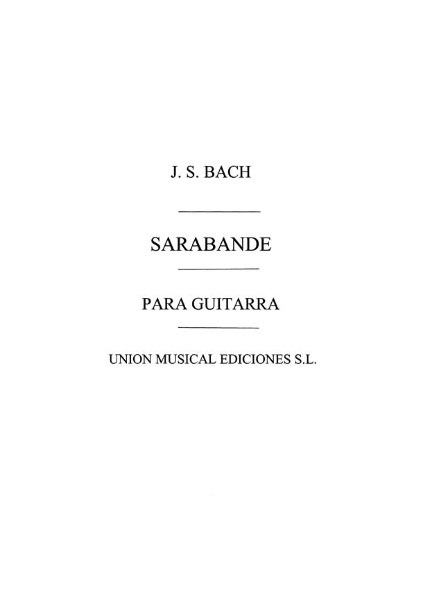 Sarabande De La Sonata II Para Violin