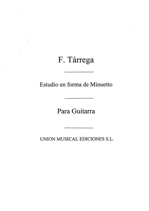 Estudio En Forma De Minueto