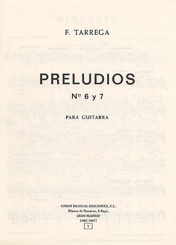 Preludios Nos. 6 & 7 Guitar