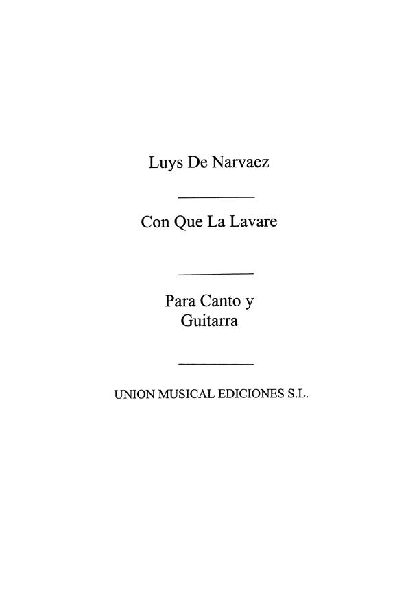 Con Que Lavare (Azpiazu)