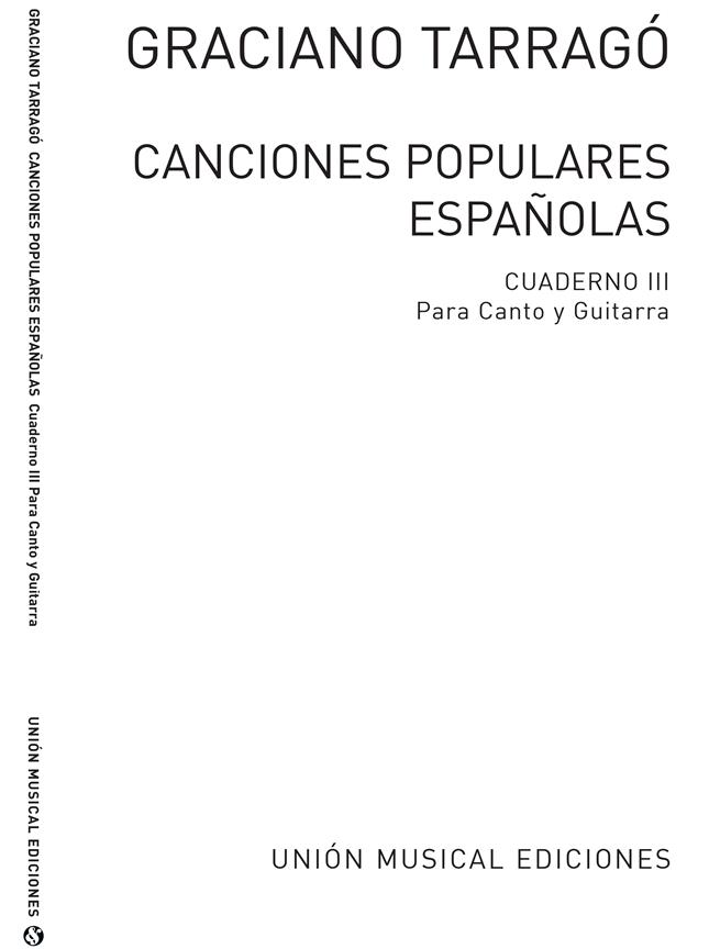 Canciones Populares Espanolas Cuaderno Iii