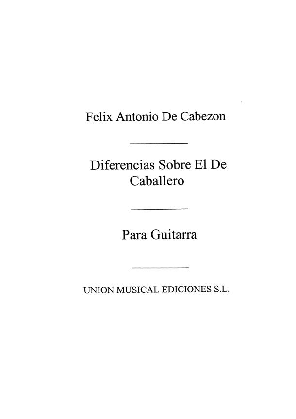 Diferencias Sobre El Canto Del Caballero