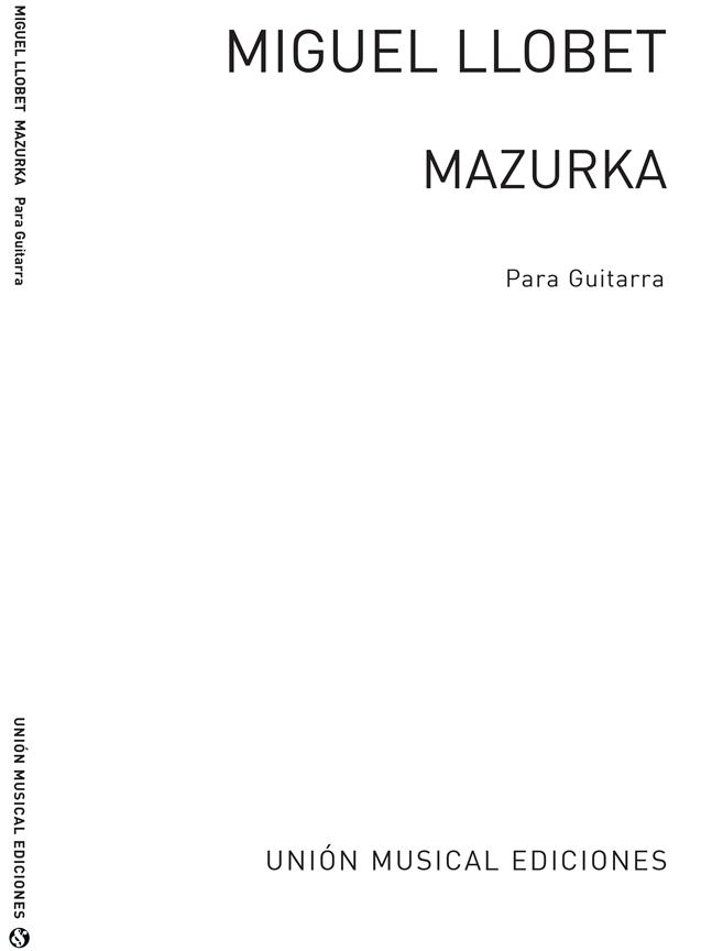 Llobet: Mazurka for Guitar