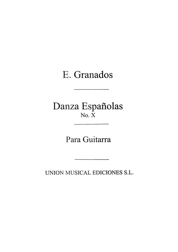 Danza Espanola No.10 Melancolica