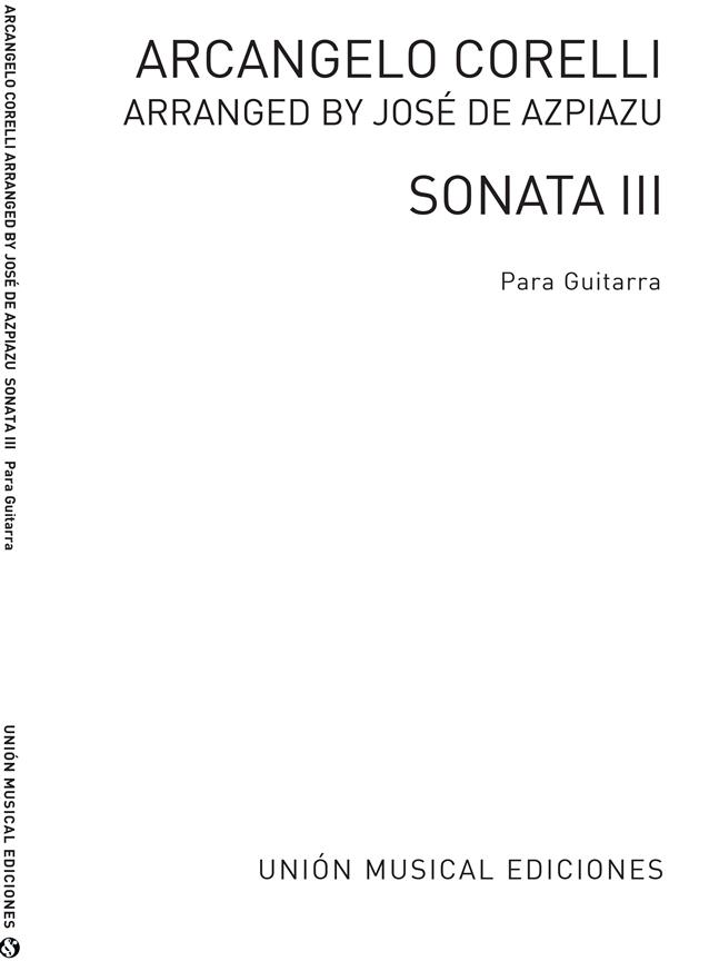 Sonata Iii (Azpiazu) Guitar