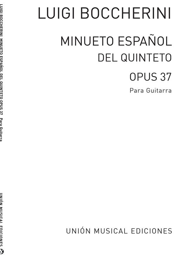 Minueto Espanol Del Quinteto Op.37