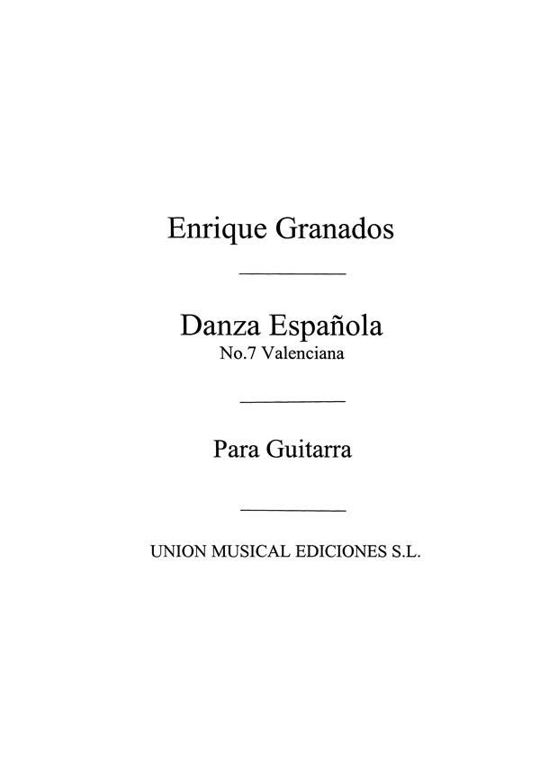 Danza Espanola No.7 Valenciana