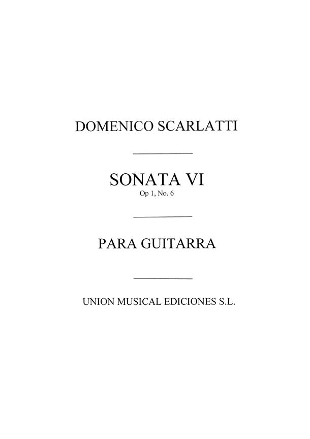 Sonata Vi Op.1 No.6 (Guitar)