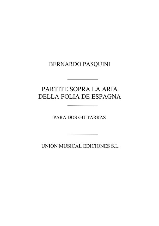 Partite Sopra La Aria Della Folia De Espagne