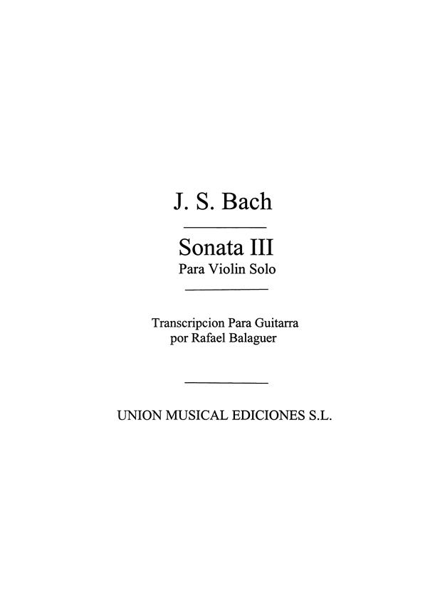 Sonata No.3 Para Violin Solo